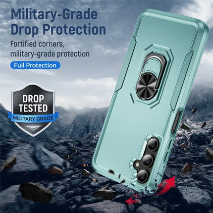 For Samsung Galaxy A05s 4G Case Military Grade Ring Kickstand PC+TPU Phone Cover