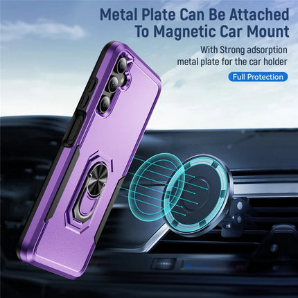 For Samsung Galaxy A05s 4G Case Military Grade Ring Kickstand PC+TPU Phone Cover