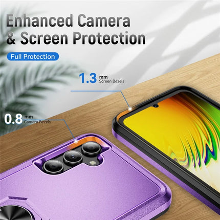 For Samsung Galaxy A05s 4G Case Military Grade Ring Kickstand PC+TPU Phone Cover