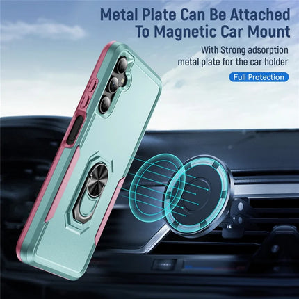For Samsung Galaxy A06s Case Military Grade Ring Kickstand PC + TPU Phone Cover