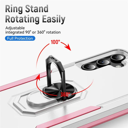 For Samsung Galaxy A15 5G / A15 4G Case Military Grade Ring Kickstand PC+TPU Phone Cover