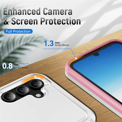 For Samsung Galaxy A15 5G / A15 4G Case Military Grade Ring Kickstand PC+TPU Phone Cover