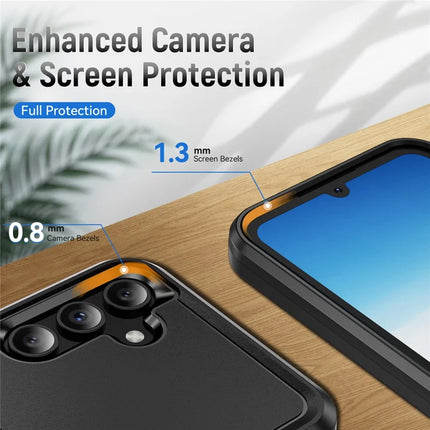 For Samsung Galaxy A15 5G / A15 4G Case Military Grade Ring Kickstand PC+TPU Phone Cover