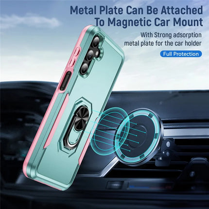 For Samsung Galaxy A15 5G / A15 4G Case Military Grade Ring Kickstand PC+TPU Phone Cover