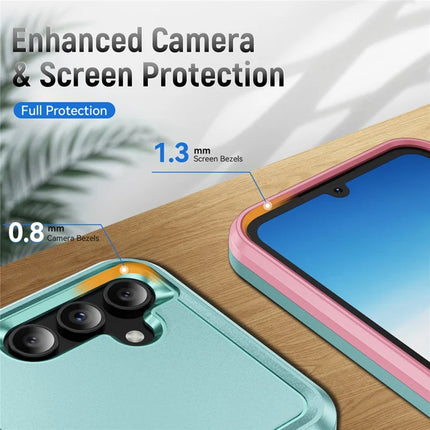 For Samsung Galaxy A15 5G / A15 4G Case Military Grade Ring Kickstand PC+TPU Phone Cover