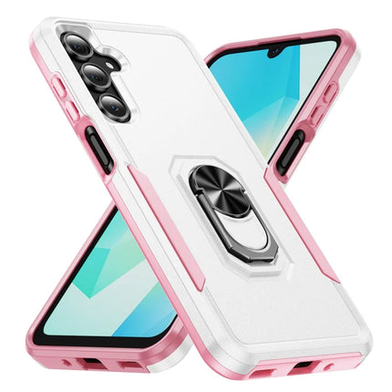 For Samsung Galaxy A16 5G  /  4G Case Military Grade Ring Kickstand PC + TPU Phone Cover
