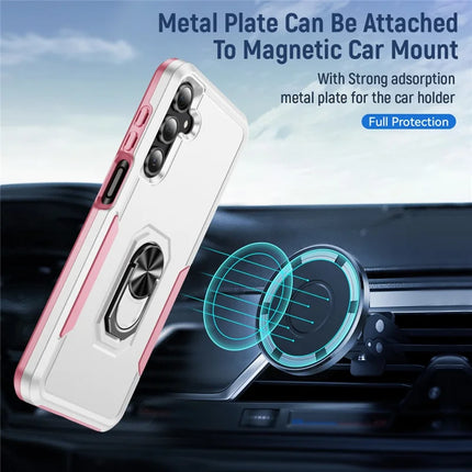 For Samsung Galaxy A16 5G  /  4G Case Military Grade Ring Kickstand PC + TPU Phone Cover