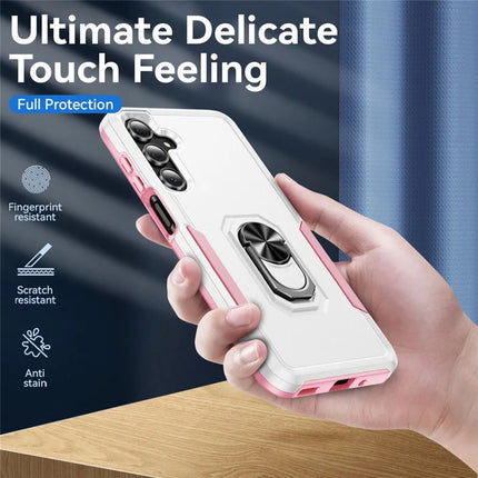 For Samsung Galaxy A16 5G  /  4G Case Military Grade Ring Kickstand PC + TPU Phone Cover