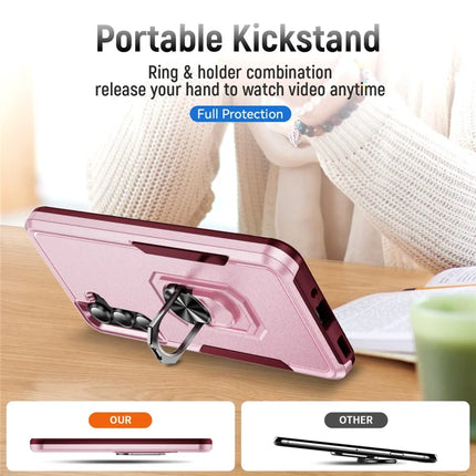 For Samsung Galaxy A16 5G  /  4G Case Military Grade Ring Kickstand PC + TPU Phone Cover