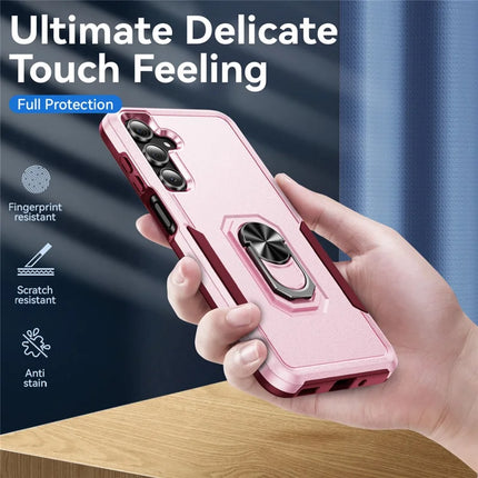 For Samsung Galaxy A16 5G  /  4G Case Military Grade Ring Kickstand PC + TPU Phone Cover