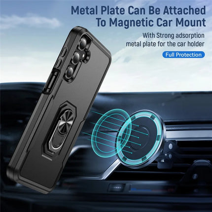 For Samsung Galaxy A16 5G  /  4G Case Military Grade Ring Kickstand PC + TPU Phone Cover
