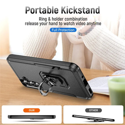 For Samsung Galaxy A16 5G  /  4G Case Military Grade Ring Kickstand PC + TPU Phone Cover