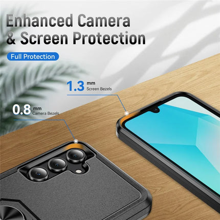For Samsung Galaxy A16 5G  /  4G Case Military Grade Ring Kickstand PC + TPU Phone Cover