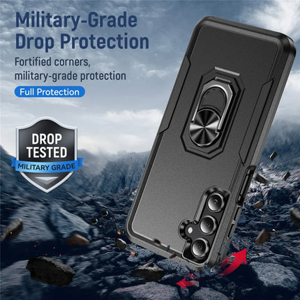 For Samsung Galaxy A16 5G  /  4G Case Military Grade Ring Kickstand PC + TPU Phone Cover