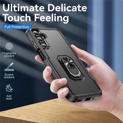 For Samsung Galaxy A16 5G  /  4G Case Military Grade Ring Kickstand PC + TPU Phone Cover