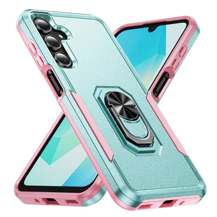 For Samsung Galaxy A16 5G  /  4G Case Military Grade Ring Kickstand PC + TPU Phone Cover