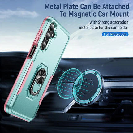 For Samsung Galaxy A16 5G  /  4G Case Military Grade Ring Kickstand PC + TPU Phone Cover