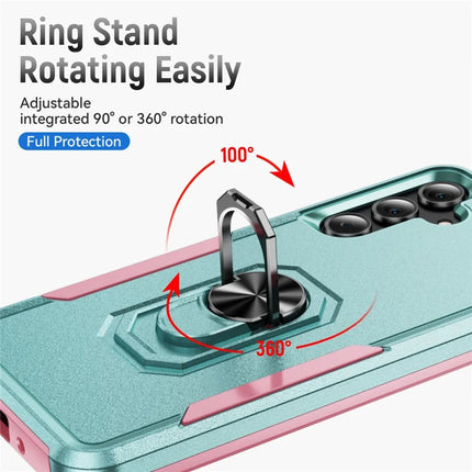 For Samsung Galaxy A16 5G  /  4G Case Military Grade Ring Kickstand PC + TPU Phone Cover