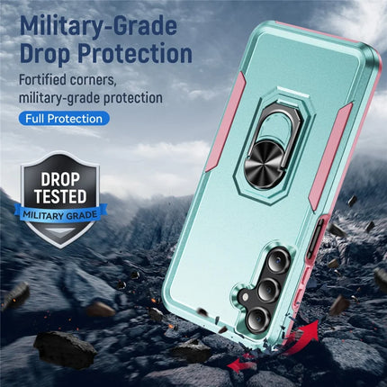 For Samsung Galaxy A16 5G  /  4G Case Military Grade Ring Kickstand PC + TPU Phone Cover