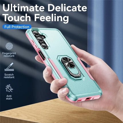 For Samsung Galaxy A16 5G  /  4G Case Military Grade Ring Kickstand PC + TPU Phone Cover
