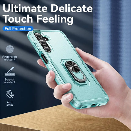 For Samsung Galaxy A16 5G  /  4G Case Military Grade Ring Kickstand PC + TPU Phone Cover