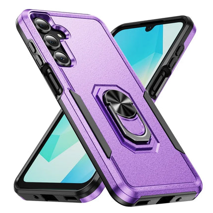 For Samsung Galaxy A16 5G  /  4G Case Military Grade Ring Kickstand PC + TPU Phone Cover