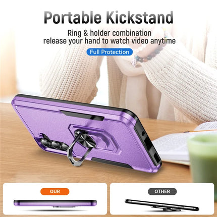 For Samsung Galaxy A16 5G  /  4G Case Military Grade Ring Kickstand PC + TPU Phone Cover