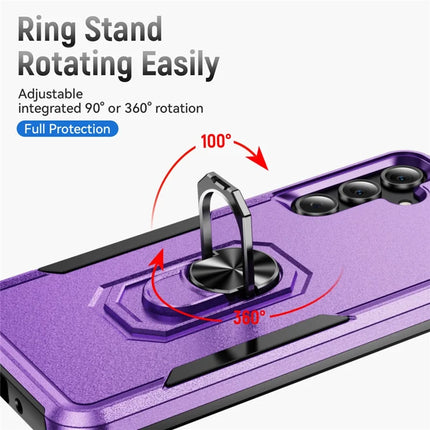 For Samsung Galaxy A16 5G  /  4G Case Military Grade Ring Kickstand PC + TPU Phone Cover