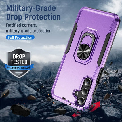 For Samsung Galaxy A16 5G  /  4G Case Military Grade Ring Kickstand PC + TPU Phone Cover