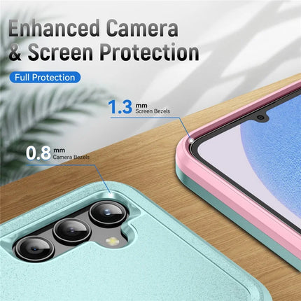 For Samsung Galaxy A25 5G (Global) (161.0 x 76.5 x 8.3mm) Case Military Grade Ring Kickstand PC+TPU Phone Cover