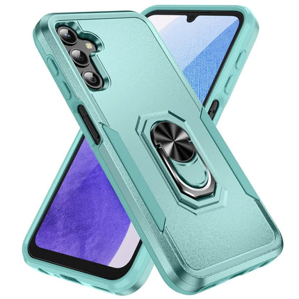 For Samsung Galaxy A25 5G (Global) (161.0 x 76.5 x 8.3mm) Case Military Grade Ring Kickstand PC+TPU Phone Cover