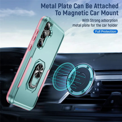 For Samsung Galaxy A55 5G  /  A35 5G Case Military Grade Ring Kickstand PC + TPU Phone Cover