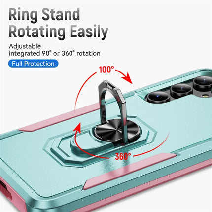 For Samsung Galaxy A55 5G  /  A35 5G Case Military Grade Ring Kickstand PC + TPU Phone Cover