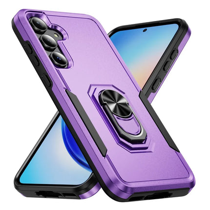 For Samsung Galaxy A55 5G  /  A35 5G Case Military Grade Ring Kickstand PC + TPU Phone Cover