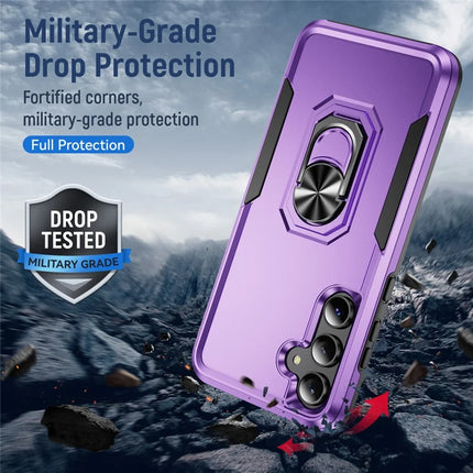 For Samsung Galaxy A55 5G  /  A35 5G Case Military Grade Ring Kickstand PC + TPU Phone Cover