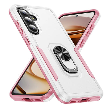 For Samsung Galaxy A36 5G Case Military Grade Ring Kickstand PC+TPU Phone Cover
