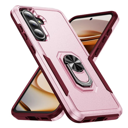 For Samsung Galaxy A36 5G Case Military Grade Ring Kickstand PC+TPU Phone Cover