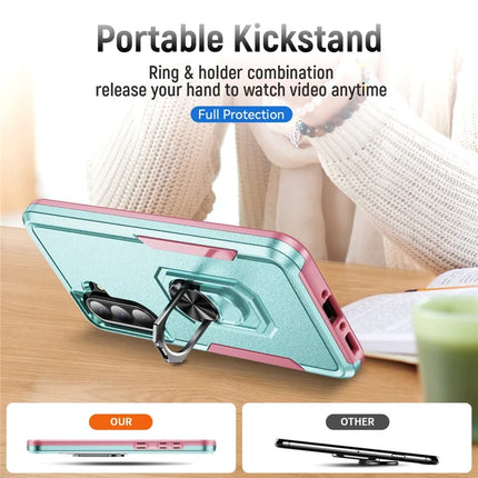 For Samsung Galaxy A36 5G Case Military Grade Ring Kickstand PC+TPU Phone Cover
