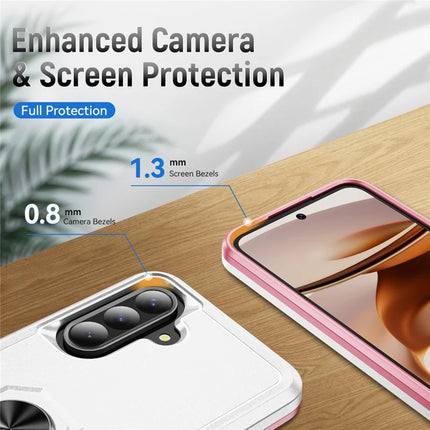 For Samsung Galaxy A56 5G Case Military Grade Ring Kickstand PC + TPU Phone Cover