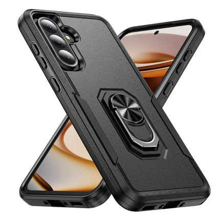 For Samsung Galaxy A56 5G Case Military Grade Ring Kickstand PC + TPU Phone Cover
