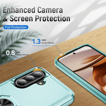 For Samsung Galaxy A56 5G Case Military Grade Ring Kickstand PC + TPU Phone Cover