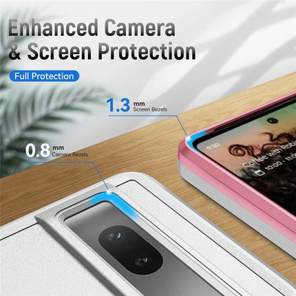 For Google Pixel 7 5G Case Military Grade Ring Kickstand PC+TPU Phone Cover