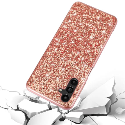For Samsung Galaxy A36 5G Case TPU + PC Sparkling Glitter Phone Back Cover