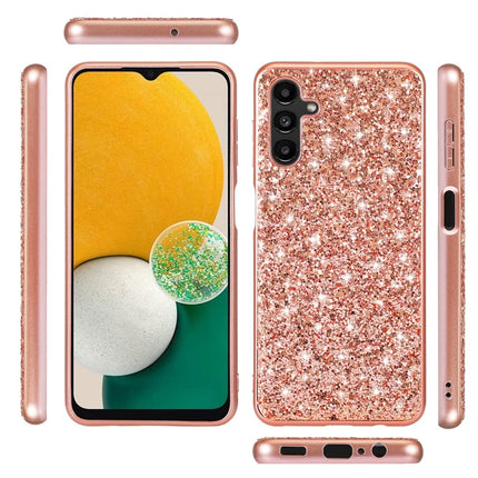 For Samsung Galaxy A36 5G Case TPU + PC Sparkling Glitter Phone Back Cover