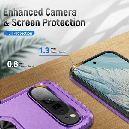 For Google Pixel 9 Pro XL Case Military Grade Ring Kickstand PC + TPU Phone Cover