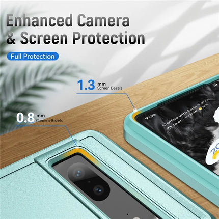 For Google Pixel 7a Case Military Grade Ring Kickstand PC + TPU Phone Cover