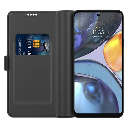 For Motorola Moto G55 5G Case Shockproof TPU Inner Shell Leather Phone Cover Card Slot