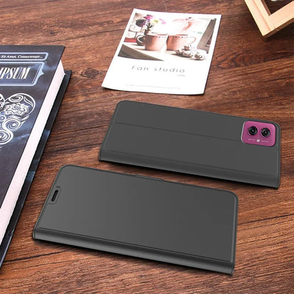 For Motorola Moto G55 5G Case Shockproof TPU Inner Shell Leather Phone Cover Card Slot