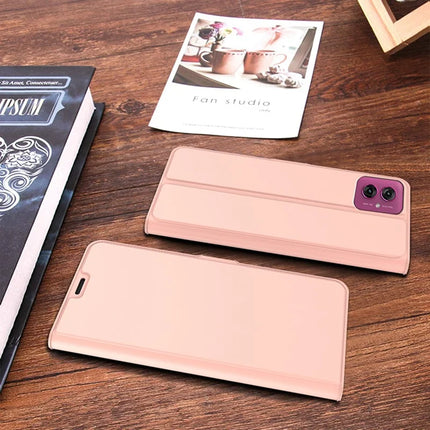 For Motorola Moto G55 5G Case Shockproof TPU Inner Shell Leather Phone Cover Card Slot