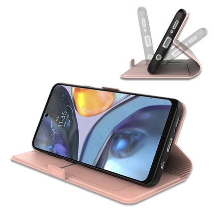 For Motorola Moto G35 5G Case Shockproof TPU Inner Shell Leather Phone Cover Card Slot